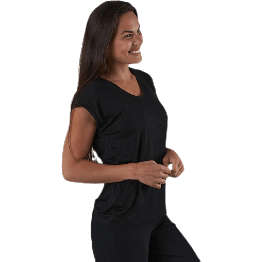 Billo Tee Lurex Stripes Black