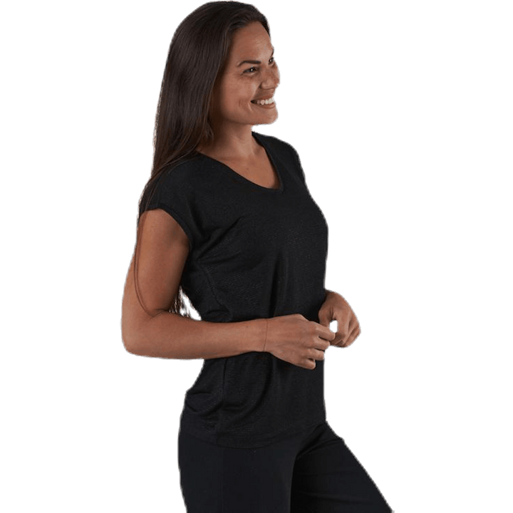 Billo Tee Lurex Stripes Black