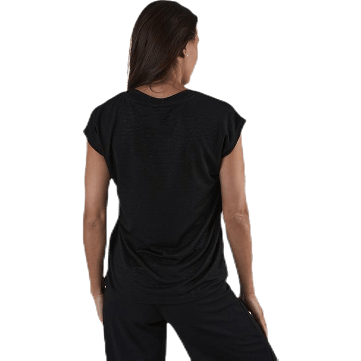 Billo Tee Lurex Stripes Black