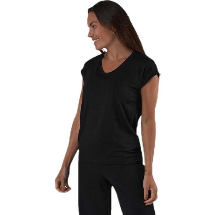 Billo Tee Lurex Stripes Black