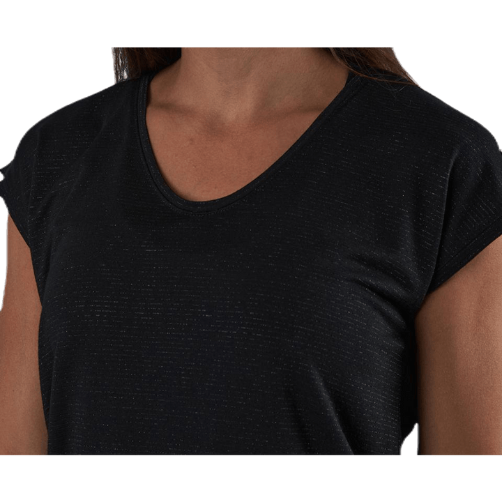 Billo Tee Lurex Stripes Black