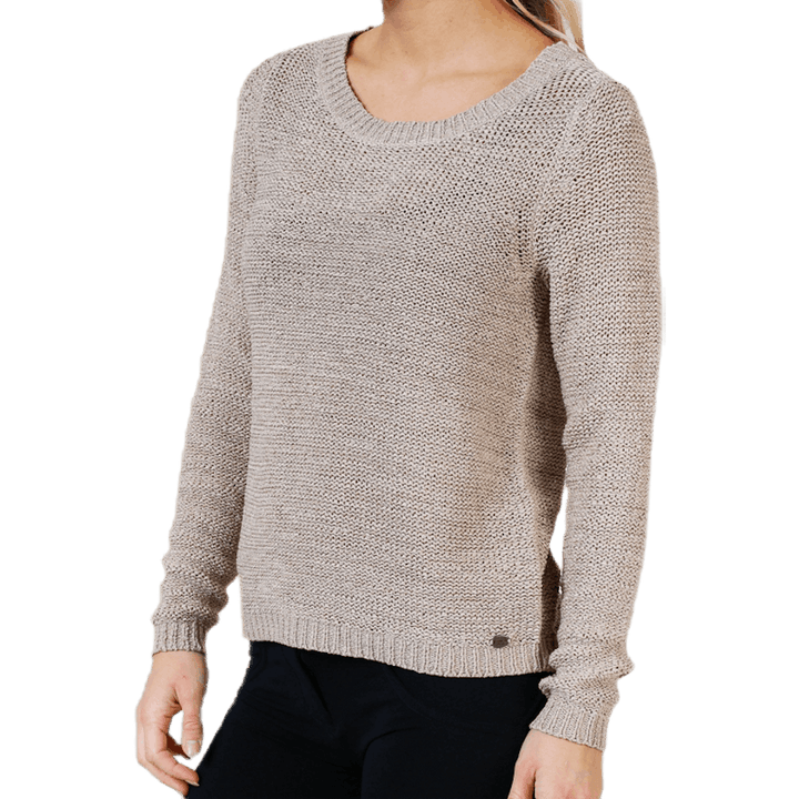 Geena Xo L/S Pullover Knt Grey