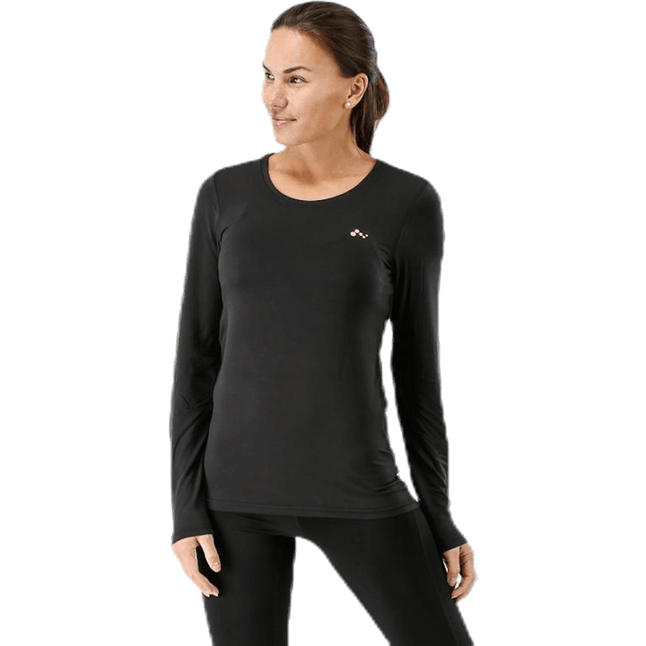 T-shirt d'entraînement Clarissa Ls noir