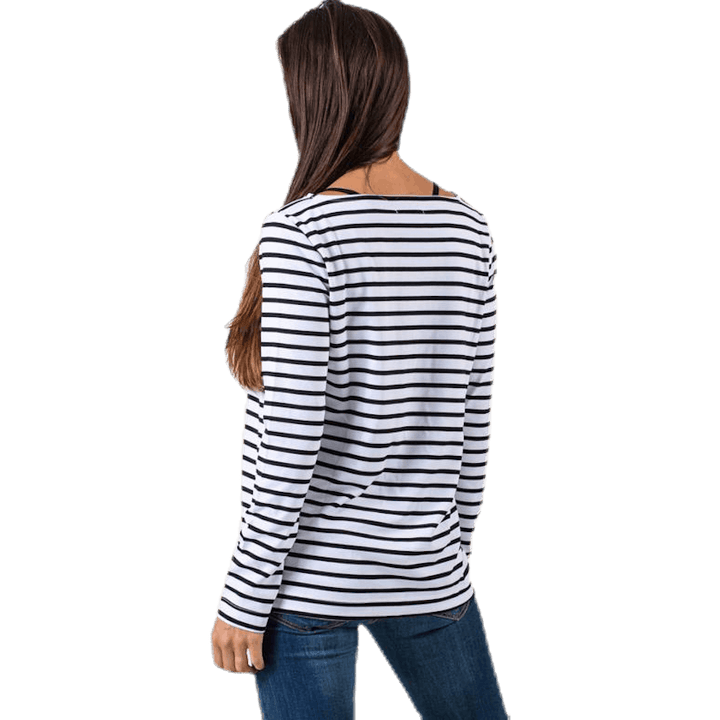 Ingrid Ls Top White/Black