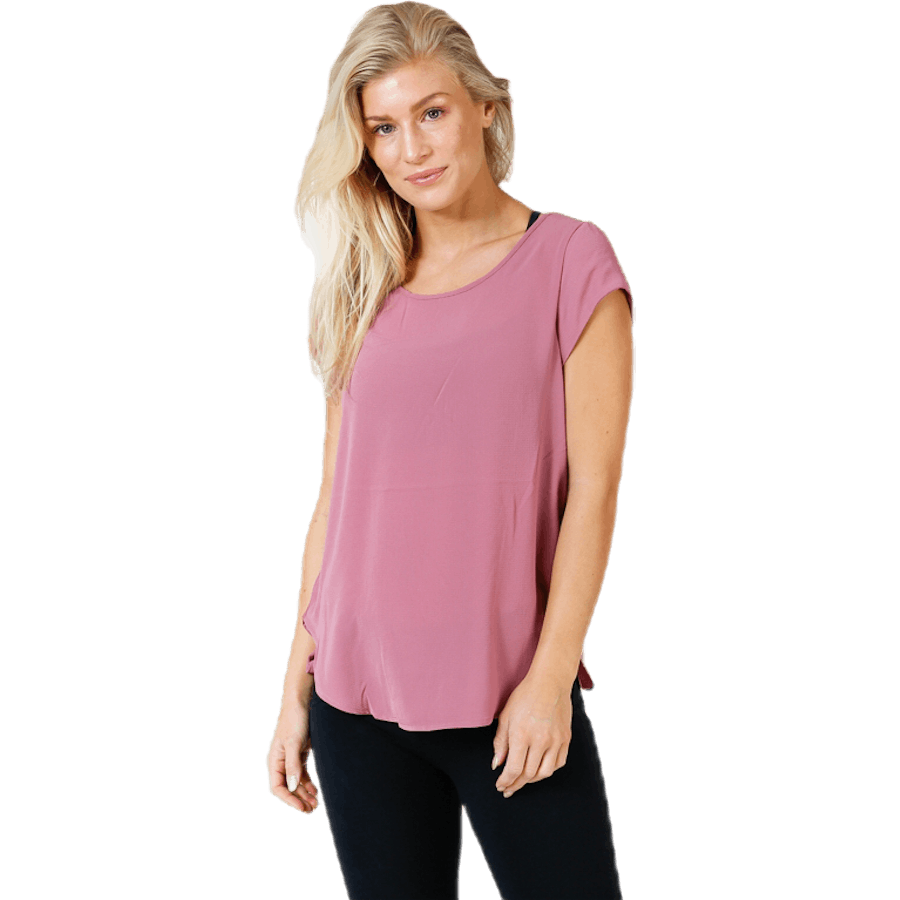 Vic S/S Solid Top Pink