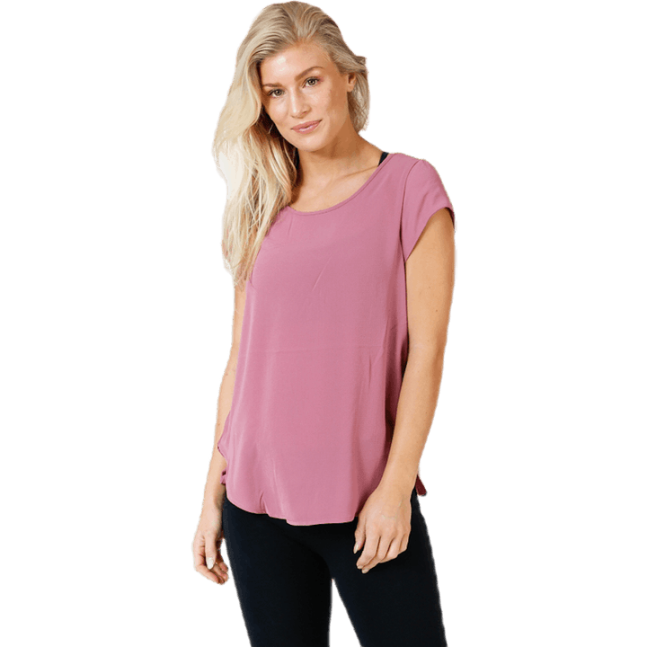 Vic S/S Solid Top Pink