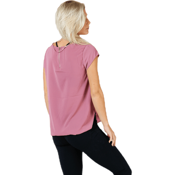 Vic S/S Solid Top Pink