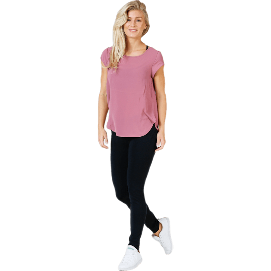 Vic S/S Solid Top Pink