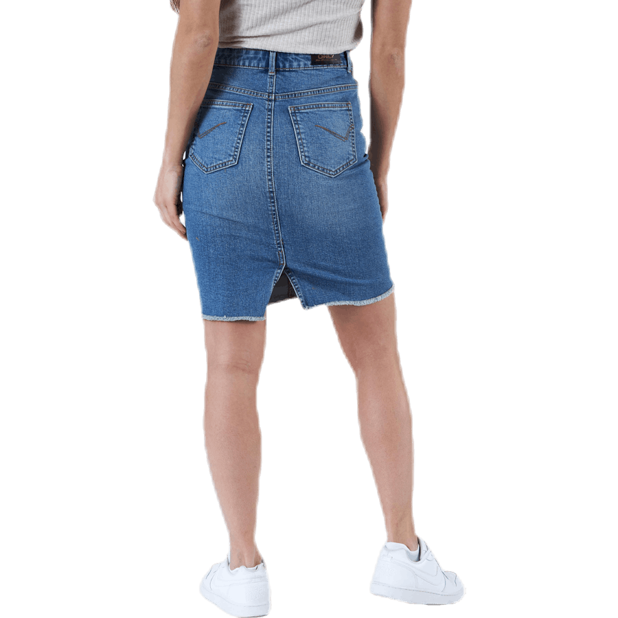 Eliza Reg Rawedgeskirt Blau