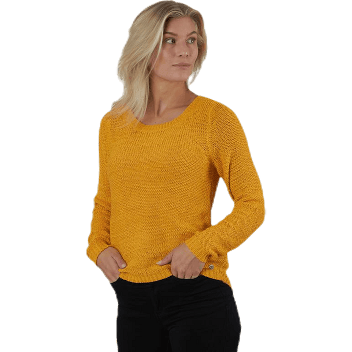 Geena Xo L/S Pullover Knt Yellow