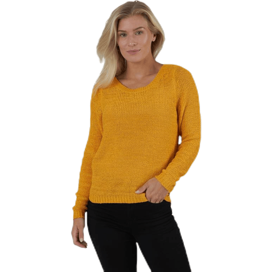 Geena Xo L/S Pullover Knt Yellow
