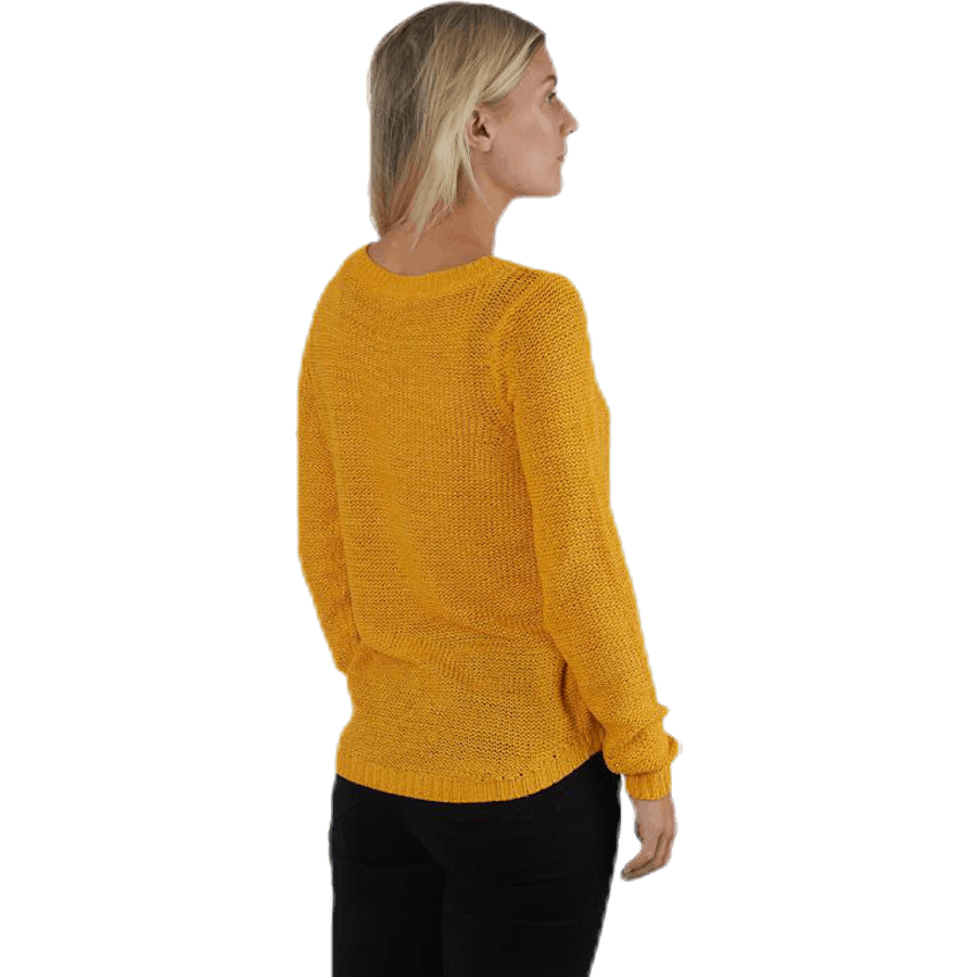 Geena Xo L/S Pullover Knt Yellow
