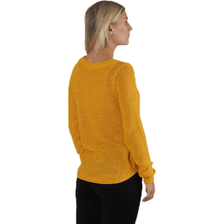 Geena Xo L/S Pullover Knt Yellow