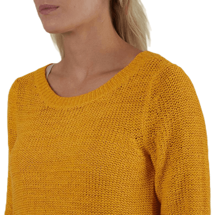 Geena Xo L/S Pullover Knt Yellow