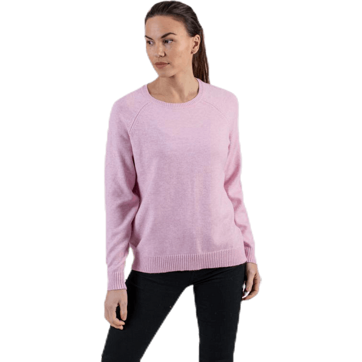 Lesly Kings L/S Pullover Knt Pink