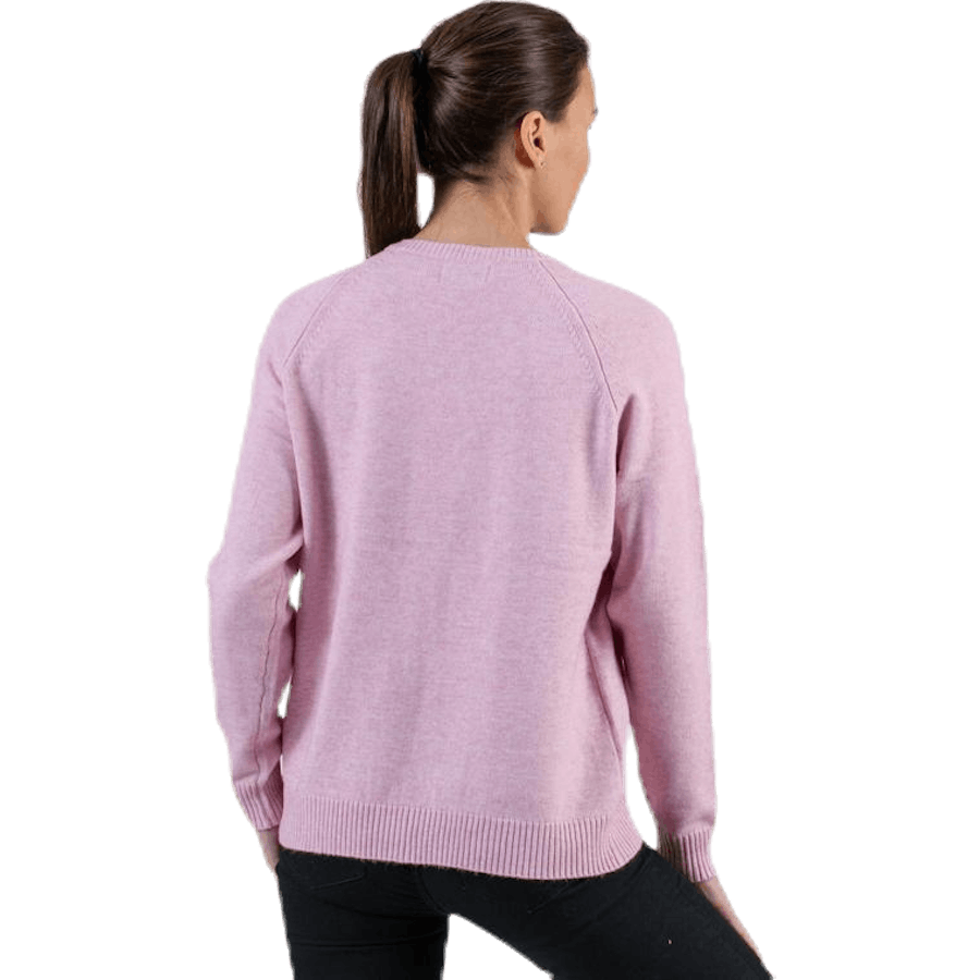 Lesly Kings L/S Pullover Knt Pink