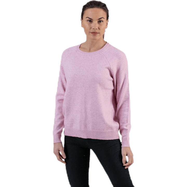 Lesly Kings L/S Pullover Knt Pink