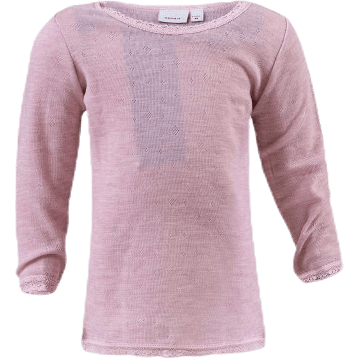 Wang Wool Needle Ls Top Xix Purple