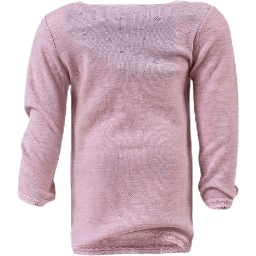 Wang Wool Needle Ls Top Xix Purple
