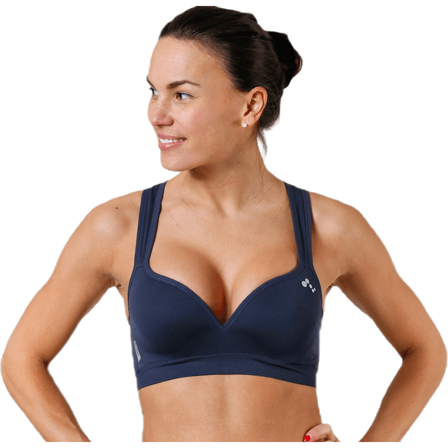 Martine Seamless Sports Bra Blue