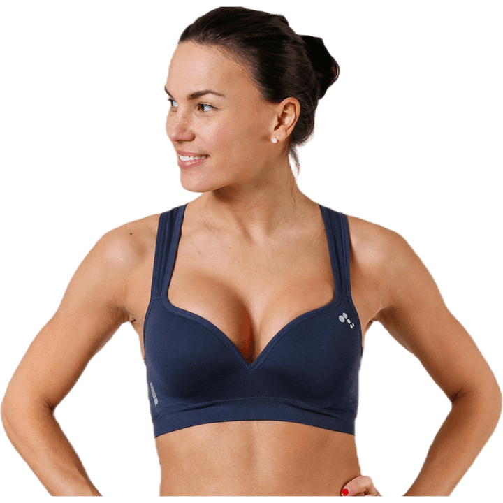 Martine Seamless Sports Bra Blue