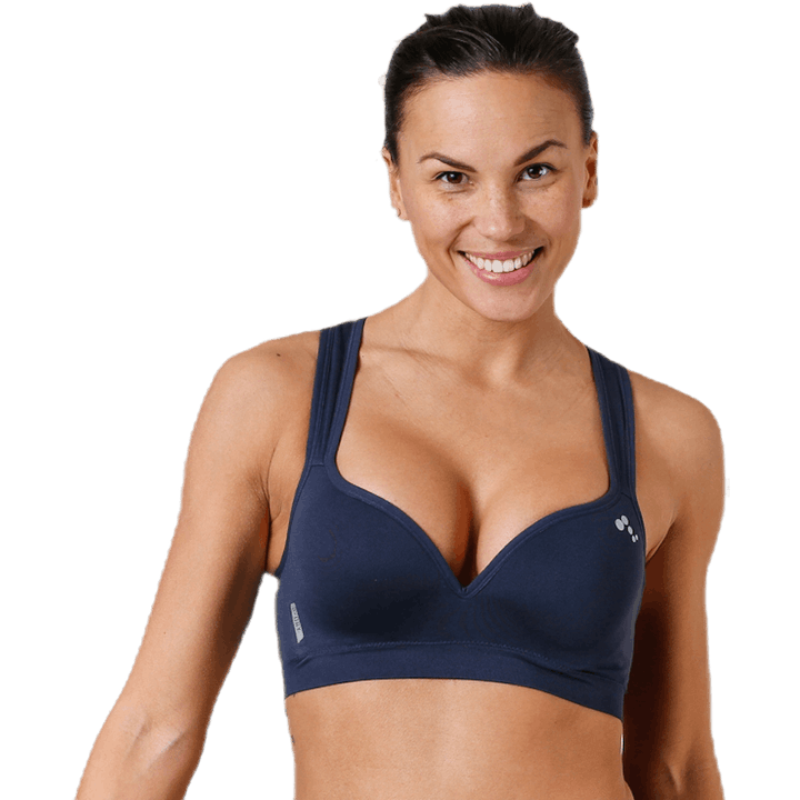 Martine Seamless Sports Bra Blue