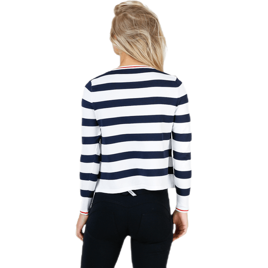 Suzana L/S Pullover Knt White