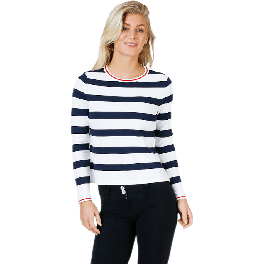 Suzana L/S Pullover Knt White