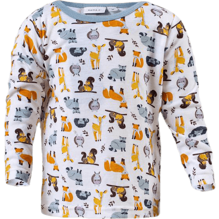 Willit Wool Ls Top Xix White