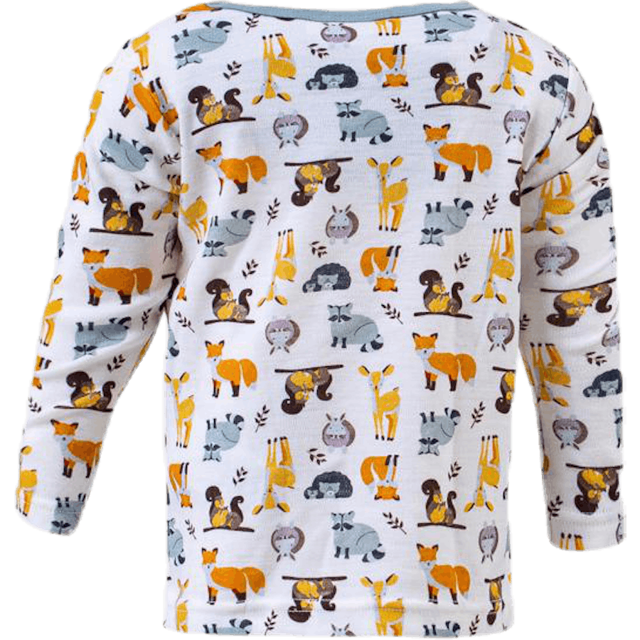 Willit Wool Ls Top Xix White