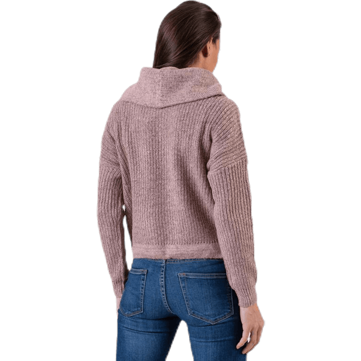 Nia L/S Rollneck Pullover Pink