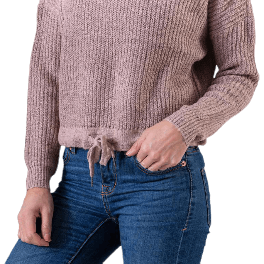 Nia L/S Rollneck Pullover Pink