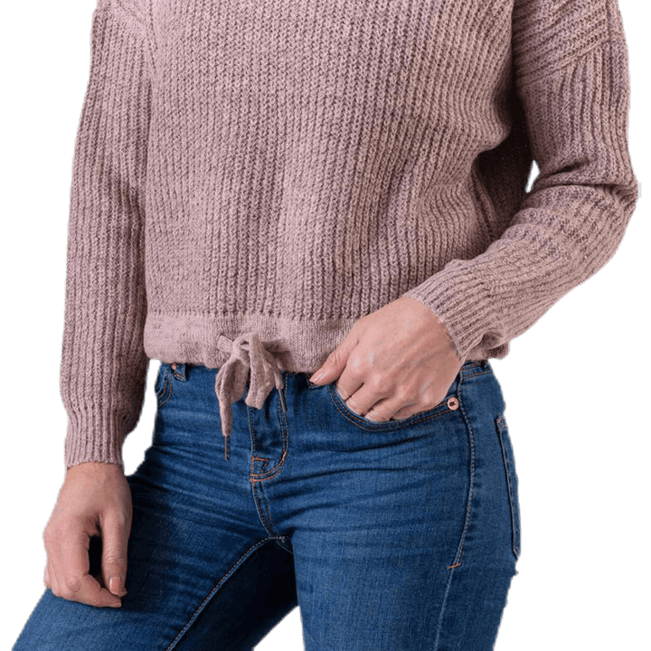 Nia L/S Rollneck Pullover Pink