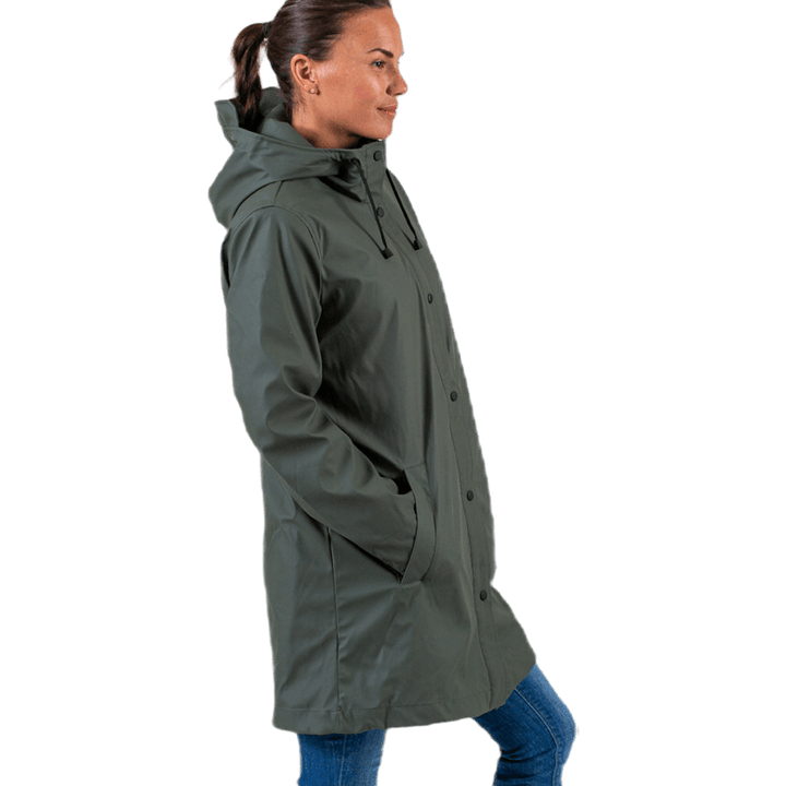 Vanessa Sherpa Raincoat Green