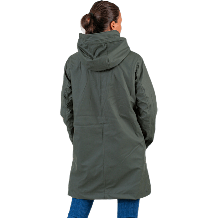 Vanessa Sherpa Raincoat Green