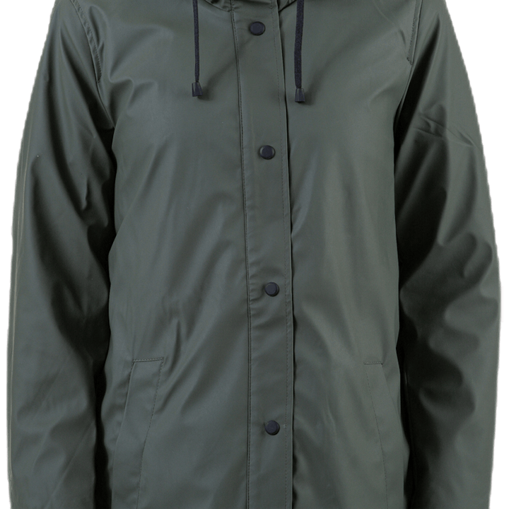 Vanessa Sherpa Raincoat Green