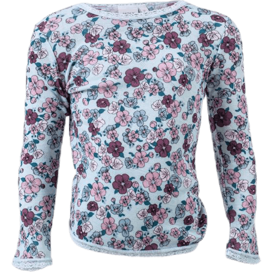 Wang Wool Needle Ls Top Xix Blue