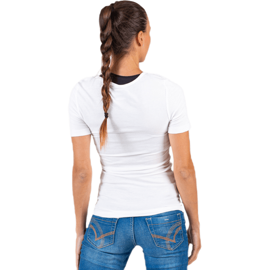 Veronika S/S  Dnm Tee White