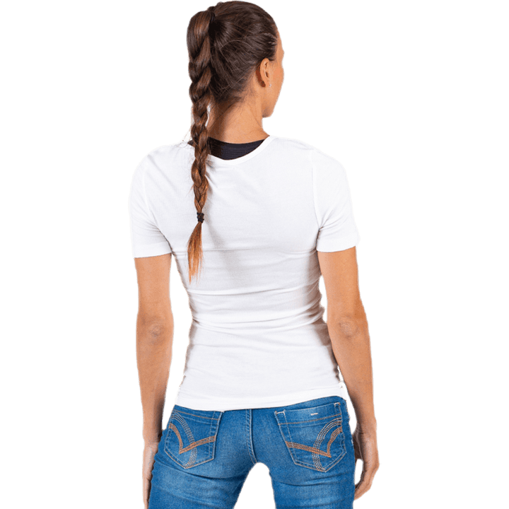 Veronika S/S  Dnm Tee White