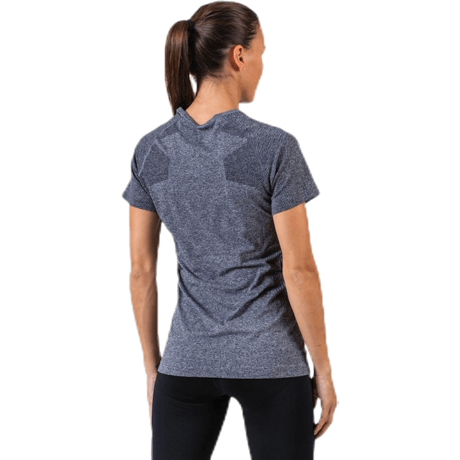 Vanilla Melange Seamless S/S Tee Black