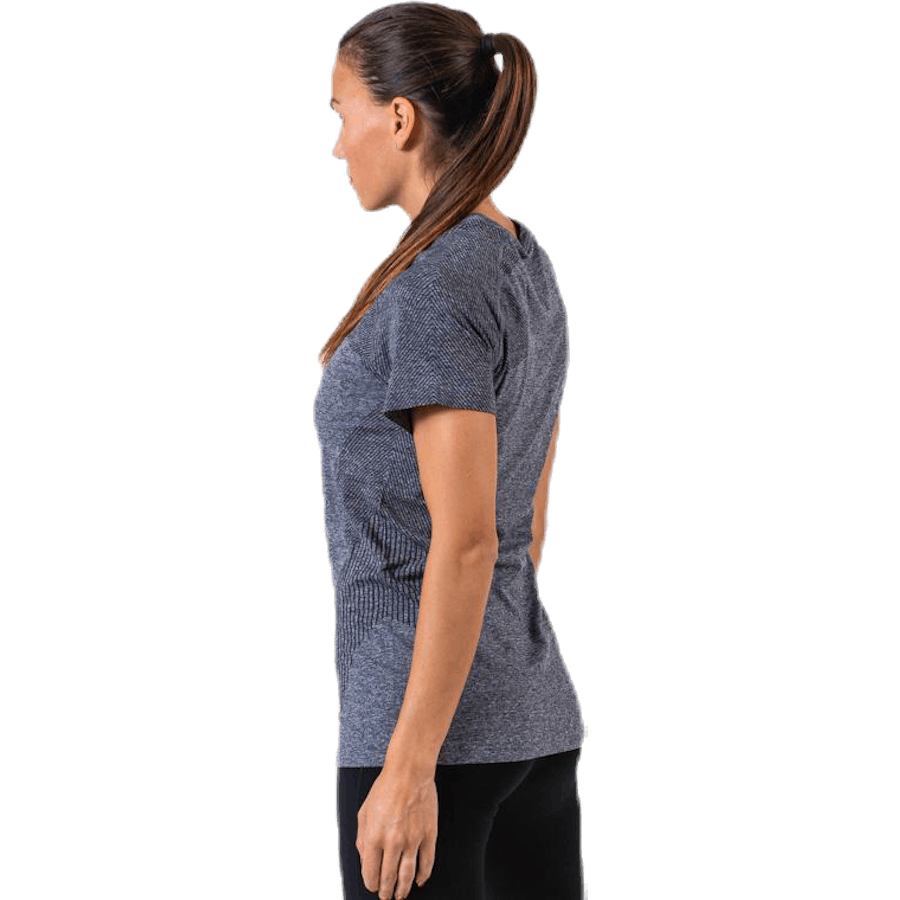 Vanilla Melange Seamless S/S Tee Black