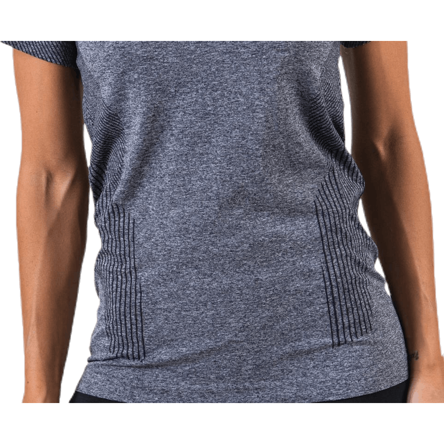 Vanilla Melange Seamless S/S Tee Black