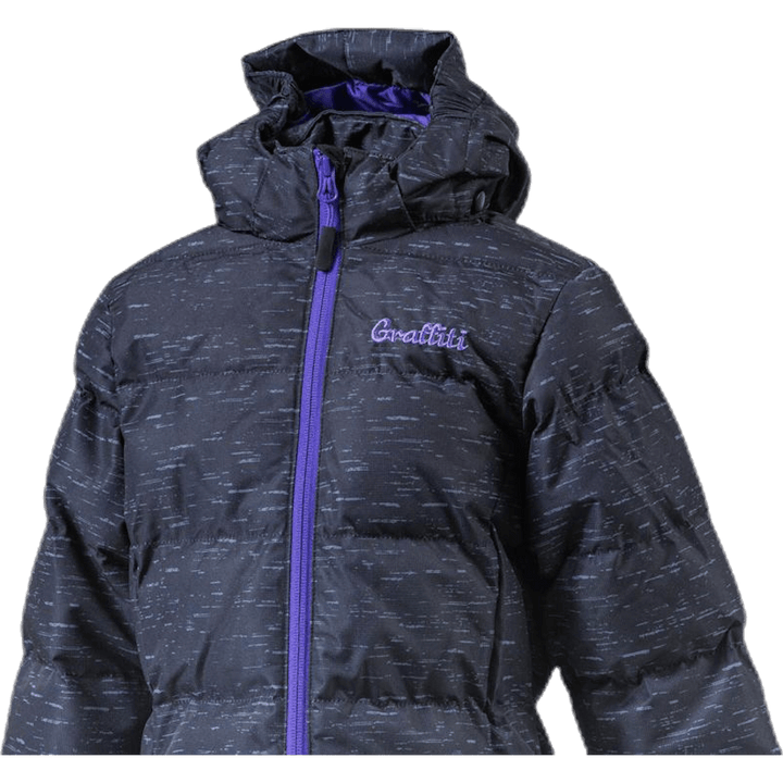 Mariel Girls Long Melange Pro-lite Jacket Black