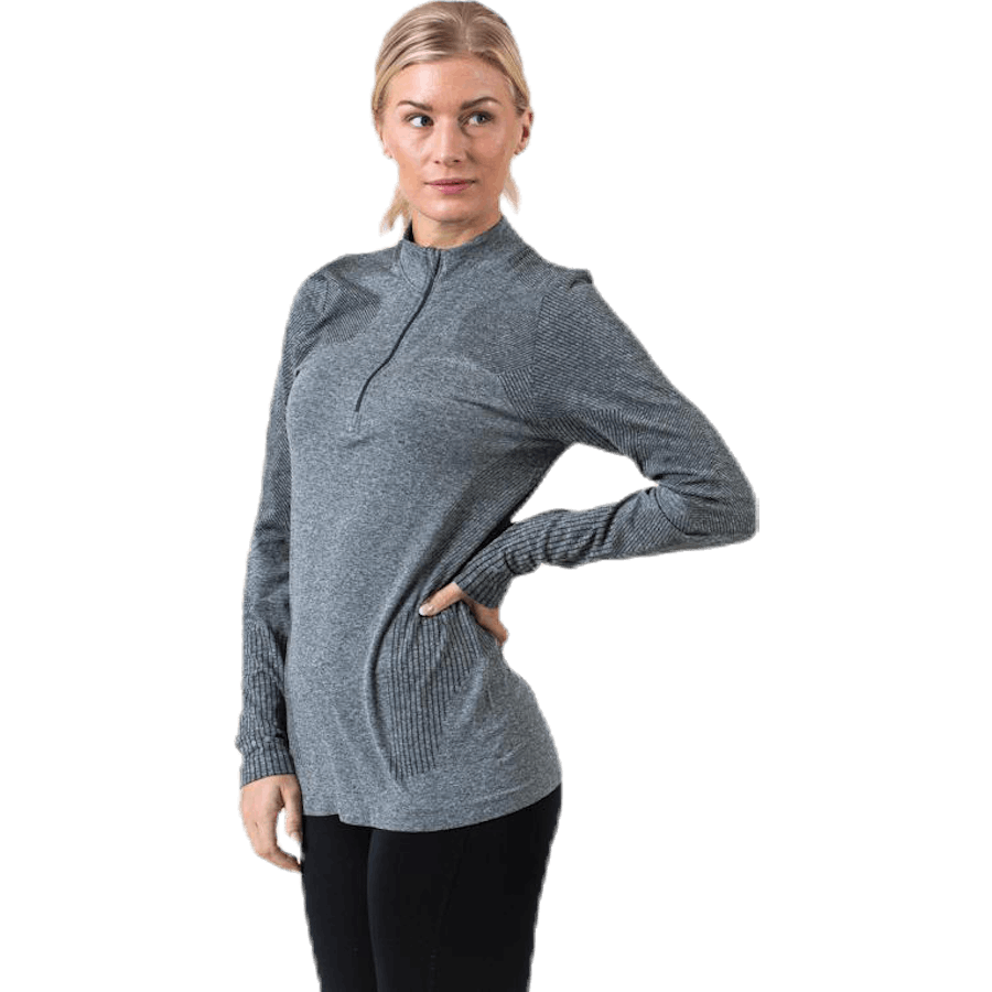 Kanen Seamless Melange Midlayer Green