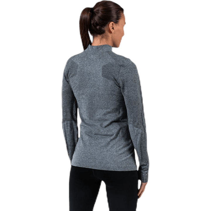 Kanen Seamless Melange Midlayer Green