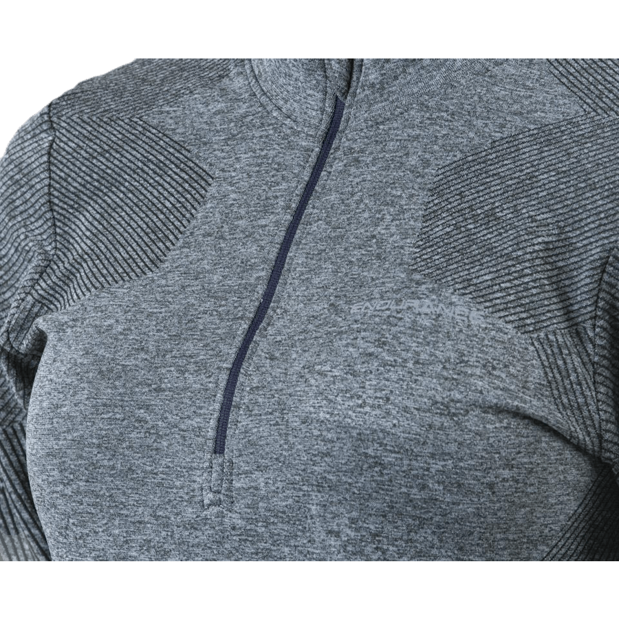 Kanen Seamless Melange Midlayer Green