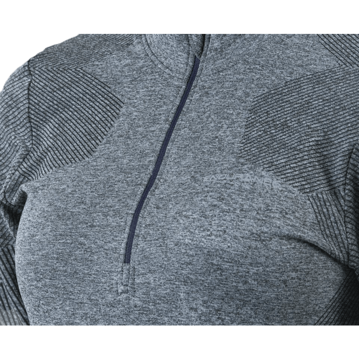 Kanen Seamless Melange Midlayer Green