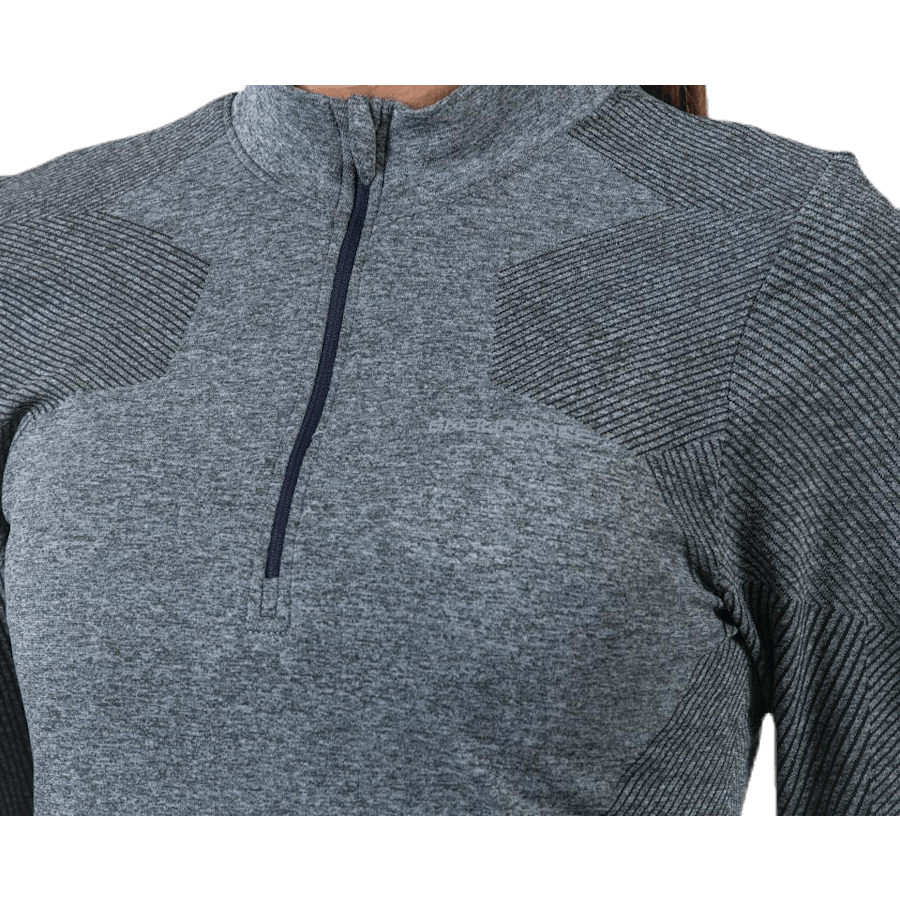 Kanen Seamless Melange Midlayer Green