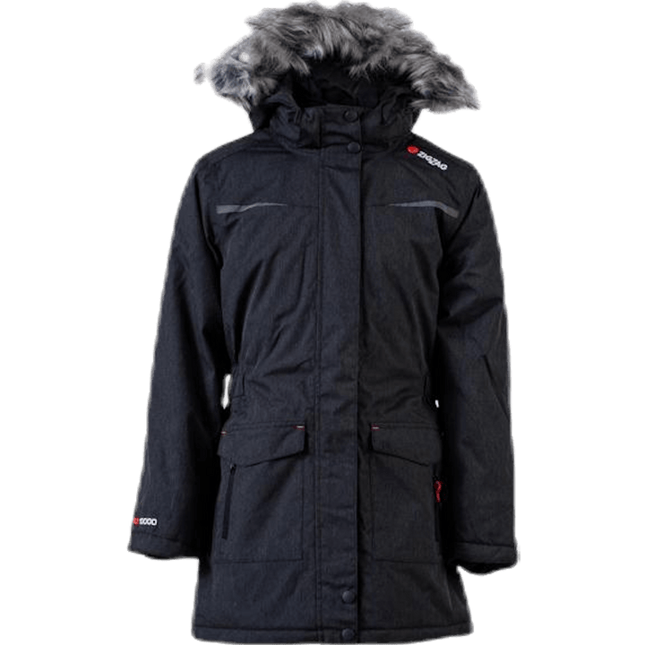 Gitte Girl Melange Parka W-PRO 10000 Grey