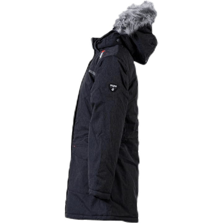 Gitte Girl Melange Parka W-PRO 10000 Grey